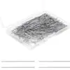 Alfinetes de aço inoxidável multi-especificação transfronteiriços, embalagem em caixa plana, alfinetes de costura e fixação, alfinetes de posicionamento para uso em escritório, 1000 peças/caixa
