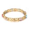 Wei Wan Moda Europeia e Americana Pulseira Magnética Feminina Ouro Diamante Tendência Joias Atacado Fabricantes de Joias Atacado