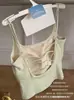 Regata de Lyocell com Toque Fresco para Primavera e Verão, Costas em U Cruzadas, Sem Costas, Alças Finas, com Bojo, Top Versátil Dopamina