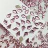 Pouco Livro Vermelho Hot Hot Net Celebridade Nail Art Jóias Fundo Plano Em Forma de Diamante Luz Rosa Gota de Água Ponta do Dedo Diamante DIY Jóias