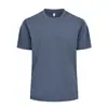 2026 Nova Camiseta de Verão de Alta Qualidade com Sensação Fresca, Dupla Face de Liocel, 220g, Leve, Respirável para Uso ao Ar Livre, Ombro Regular, Gola Redonda, Manga Curta