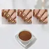 Pó Mágico Espelhado para Nail Art Pó Dourado Titânio de Alto Brilho Ondulação Dourada Luxuosa Pó Espelhado Ultra Brilhante Caixa de Acessórios para Nail Art Conjunto Embalado