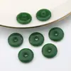 Material de Jade Sintético Esmaltado Cor Natural 20mm Fivela de Segurança Pingente DIY Feito à Mão Pulseira Pingente de Pulseira Acessórios de Trança de Pingente