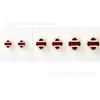 Pendientes Más Vendidos de Múltiples Tamaños, Pendientes de Trébol de Cuatro Hojas, Pendientes de Moda Tendencia, Accesorios para Orejas al por Mayor, Diseño Sencillo Dulce y Fresco
