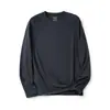 Camiseta interior térmica para hombre de otoño e invierno, transpirable para exteriores, alta elasticidad, camiseta de manga larga cepillada, venta directa de fábrica, venta al por mayor y personalización