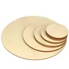 Piezas Redondas de Madera Hechas a Mano para Manualidades, Piezas Cuadradas de Madera, Tableros de Madera, Pirografía, Contrachapado de Álamo, Madera Redonda Delgada para Decoración Hecha a Mano