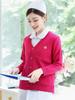 Fabricante Original Personalizado Tricô para Enfermeira Tricô Feminino Uniforme de Enfermeira Cardigan para Equipe Médica Jaqueta Espessa de Veludo