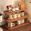 Juego de Té, Estante para Guardar Tazas de Té, Taza de Escritorio, Tetera, Taza de Agua, Estante de Almacenamiento a Prueba de Polvo, Mesa de Té, Estante Pequeño Bogu