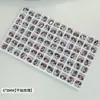 6*8 Pedrería Bolas Arte de Uñas Pedrería Huevo de Paloma Pequeño K9 Súper Brillante Pedrería Apilada Productos Terminados Decoraciones Apiladas Decoraciones de Pedrería Diamante Brillante Explosivo Al Por Mayor