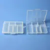 Caixa Organizadora de 6 Compartimentos, Caixa Plástica Transparente para Miçangas, Elásticos de Cabelo, Acessórios de Maquiagem, Peças Eletrônicas, Embalagem de Caixa Organizadora Anti-emaranhamento
