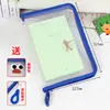 Bolsa para Archivos A4 de Nuevo Estilo, Engrosada y Ampliada, de Alta Calidad, Bolsa de Almacenamiento Grande Transparente para Libros de Texto, Exámenes y Artículos Varios con Cremallera