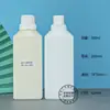 Em Estoque Garrafa Quadrada para Detergente de Lavar Roupa 1.28L, Garrafa para Amaciante 500ml, Garrafa de Fertilizante HDPE, Garrafa Plástica 1000ml