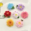 Colorido Brillante Dibujo Animado Flor de Girasol DIY Accesorios de Resina Pasador Accesorios para el Cabello Funda de Teléfono Móvil Hebilla de Zapato Accesorios Material