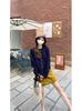 Cardigan Casual Simple Colorido Estilo Coreano de un Solo Botón Manga Larga para Mujer Otoño Nuevo Delgado Versátil Dulce Top Ins