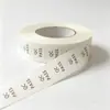 Etiqueta de Control de Calidad Transparente Rollo Empaquetado Calificado Etiqueta Redonda Etiqueta de Aprobación de QC Pegatina Redonda Láser de Inspección de Calidad Etiqueta Láser de QC