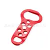 Juego de candados de seguridad industrial etiqueta de candado LOTO 6 agujeros seis articulaciones aislamiento de energía acero hebilla de doble cabeza candado BD-K62