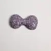Argila de cerâmica diamantes completos laço médio acessórios tridimensionais fofo luxo brilhante DIY versátil corrente para bolsa de celular acessórios de chave