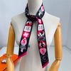 120cm Estilo Coreano Casual Largo para Mujer Combinable Decorativo Lazo Bolso Cinta Bufanda Pequeña Cinta para el Cabello Cinta Bufanda