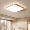 Lámpara de Dormitorio Moderna Simple Estilo Japonés B&B Color Madera Lámpara de Techo Espectro Completo Protección Ocular Lámpara para Habitación de Casa