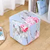 Funda para Taburete Redondo Todo Incluido, Funda para Taburete Cuadrado de Cuero, Funda para Banco de Zapatos, Funda para Taburete Redondo de Sofá, Funda para Taburete Cuadrado