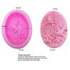 AX022 vela decorativa molde de silicone molde de silicone molde molde de silicone