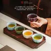 Dinastía Song Cinco Grandes Hornos Juego de Tazas de Té Cerámica Horno Ru Taza de Maestro Uso Personal Juego de Té Caja de Regalo Para Regalar