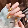 Punto Maillard Base Cónica Zircón Color Champaña Corazón Estéreo Azúcar de Roca Huevo de Paloma Joyería para Uñas Decoración de Uñas Diamante Al por Mayor