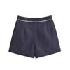Europa y Estados Unidos verano línea brillante para mujer nuevo shorts de mezclilla moda callejera dientes transfronterizo suministro transfronterizo