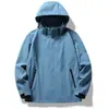 Ropa de asalto tres en uno para exteriores para hombres y mujeres abrigo overall grueso resistente al frío con forro polar desmontable venta al por mayor logo imprimible