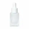 Botella gotero cuadrada de aceite esencial de 10 ml 15 ml para rojo de internet, botella a presión para perfume, esmalte de uñas al por mayor, imprimible