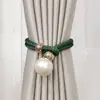 Directo de fábrica hebilla creativa para cortina de noche de perlas cuerda instalación simple sin herramientas accesorios para cortinas correas para cortinas