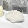 Caja de Almacenamiento con Forma de Concha para Jabón, Jabonera sin Acumulación de Agua, Estante de Jabón con Drenaje para Baño de Dormitorio, Soporte para Jabonera