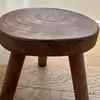 Taburete Creativo de Madera Maciza con Forma de Flor Mueble Taburete Sencillo de Tronco de Madera Taburete Pequeño Macetero para Balcón Banco de Mesita de Noche para Flores