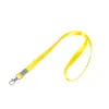 Lanyard de Poliéster de Color de 1.5cm Tarjeta de Trabajo Certificado de Exposición Marca Marca Cinta de Identificación de Estudiante Cuerda Gruesa para Colgar