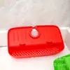 Baño Baño Grifo Bandeja Lavabo Cesta de Drenaje Multifuncional Almacenamiento Oscilante Almacenamiento de Agua Lavado