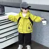 2265 Chaqueta de Otoño para Niños 2026 Nuevo Estilo Coreano Rompevientos de Moda para Niños Ropa Casual para Exteriores de Primavera y Otoño