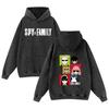 Comércio exterior lavagem retro velho espião jogar casa Spy X Família camisola com capuz de algodão masculino e feminino com capuz