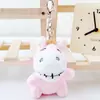 Lindo Bufanda Azul Marino Pato Peluche Colgante Llavero Decoración para Bolso de Pareja Muñeca Juguete Pequeño Juguete de Peluche