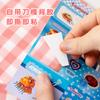 Pegatinas americanas de la serie de postres y té de la tarde, pegatinas de cuentas de mano, material decorativo para manualidades, pegatinas de cuentas de mano, venta al por mayor transfronteriza