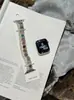 Pulseira de Relógio Elástica com Diamante Redondo Pérola Adequada para Apple iWatch 11ª Geração 10/987Ultrase