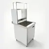 Mesa de Drenaje Comercial de un Solo Tanque, Fregadero de Acero Inoxidable con Gabinete de Estante, Fregadero para Lavar Verduras, Fregadero para Lavado de Manos, Fregadero para Lavar Platos, Mesa de Trabajo