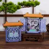 Ímã de Geladeira Changsha Zhangjiajie Hunan Cidade Ponto Turístico Peça Magnética de Madeira Presente Criativo Cultural Lembrança Turística
