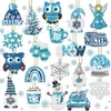 Porta-copos Personalizado com Adesivo de Diamante Transfronteiriço Decoração de Natal Colar Adesivo de Geladeira Pintura Diamante Feito à Mão DIY Chaveiro Totalmente Diamante