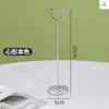 Portatarjetas de Mesa de Acero Inoxidable Portanúmeros de Mesa para Restaurante Portanúmeros de Escritorio Soporte Vertical para Tarjetas de Mesa Soporte Vertical para Exhibición de Platos Portatarjetas de Precio