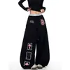 Pantalones Deportivos Casuales Estilo Retro Americano para Mujer, Pantalones con Estampado de Marca de Moda, Diseño High Street, Pantalones Geniales para Hombre