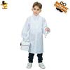Roupas pequenas do médico da enfermeira do algodão do casaco branco do presente da família masculina e feminina roupas de desempenho da mesa de desempenho