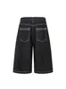 Pantalones de Mezclilla Desestructurados Estilo Retro Americano con Botones, Cortos, para Hombres y Mujeres, Nuevo Estilo Verano 2026, Pantalones Anchos Casuales Sueltos