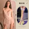 Lencería Sexy, Medias de Ligero Sexys, Camisón de Encaje, Pijama Sexy Transparente, Tentación Apasionada, Chicas Atrevidas, No Necesita Quitarse