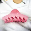 Grampo de Cabelo Quilha Elegante Retrô para Mulheres, Grampo de Cabelo Simples e de Alto Padrão com Bolinhas para a Parte de Trás da Cabeça, Acessório de Cabeça com Grampo de Tubarão