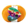 4 Ovillos de Hilo Acrílico para Bebé para Tejer a Mano, Hilo Mediano-Fino para Crochetar Zapatillas, Kit de Materiales de Hilo Acrílico para Crochet de Muñecas